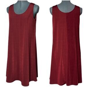 Jostar Red Classic Stretch Sleeveless Dress Women's Small style#7003BN-TRS1